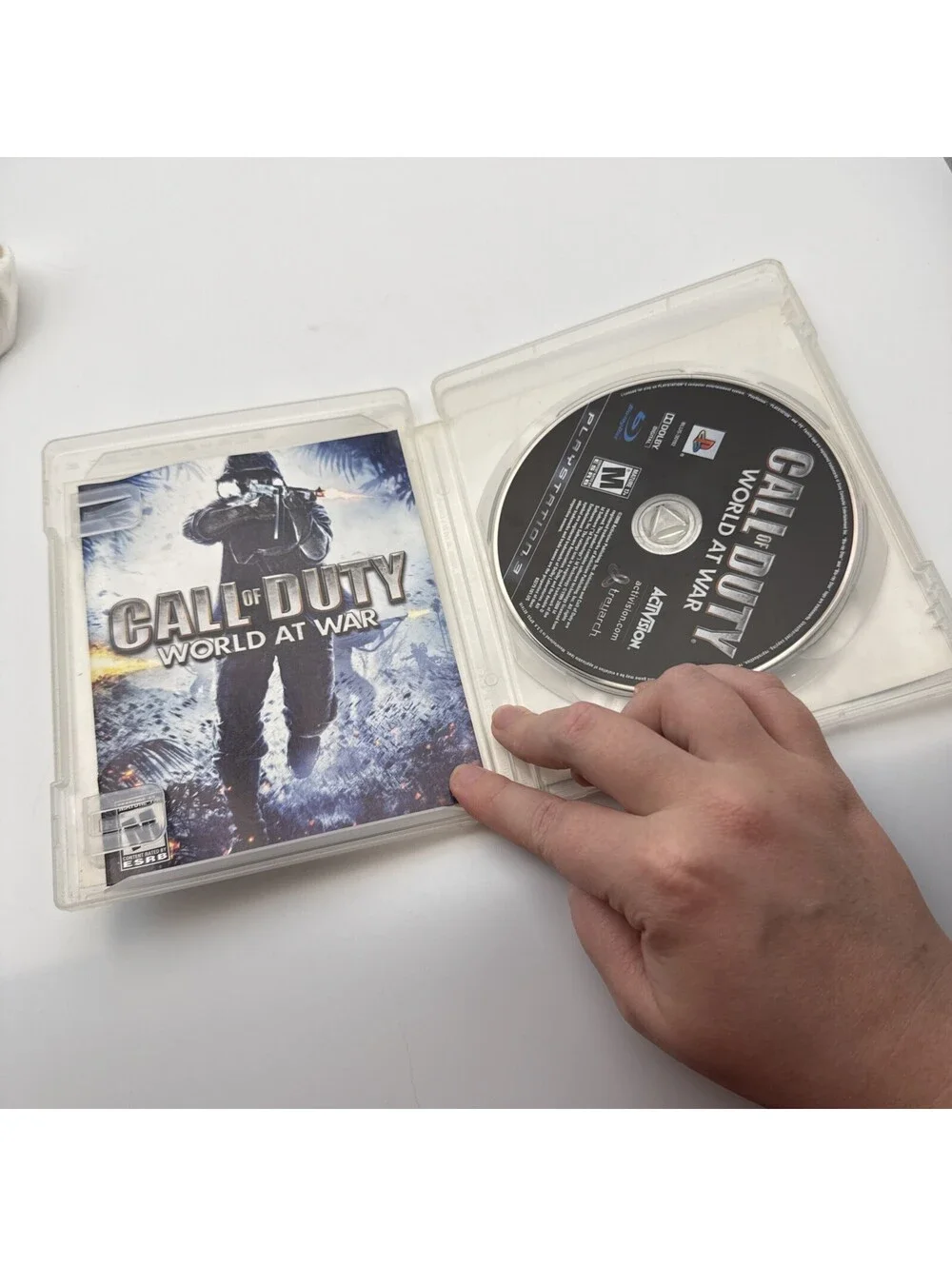 Call Of Duty World At War PS3 (Sony PlayStation 3, 2010) w Manual